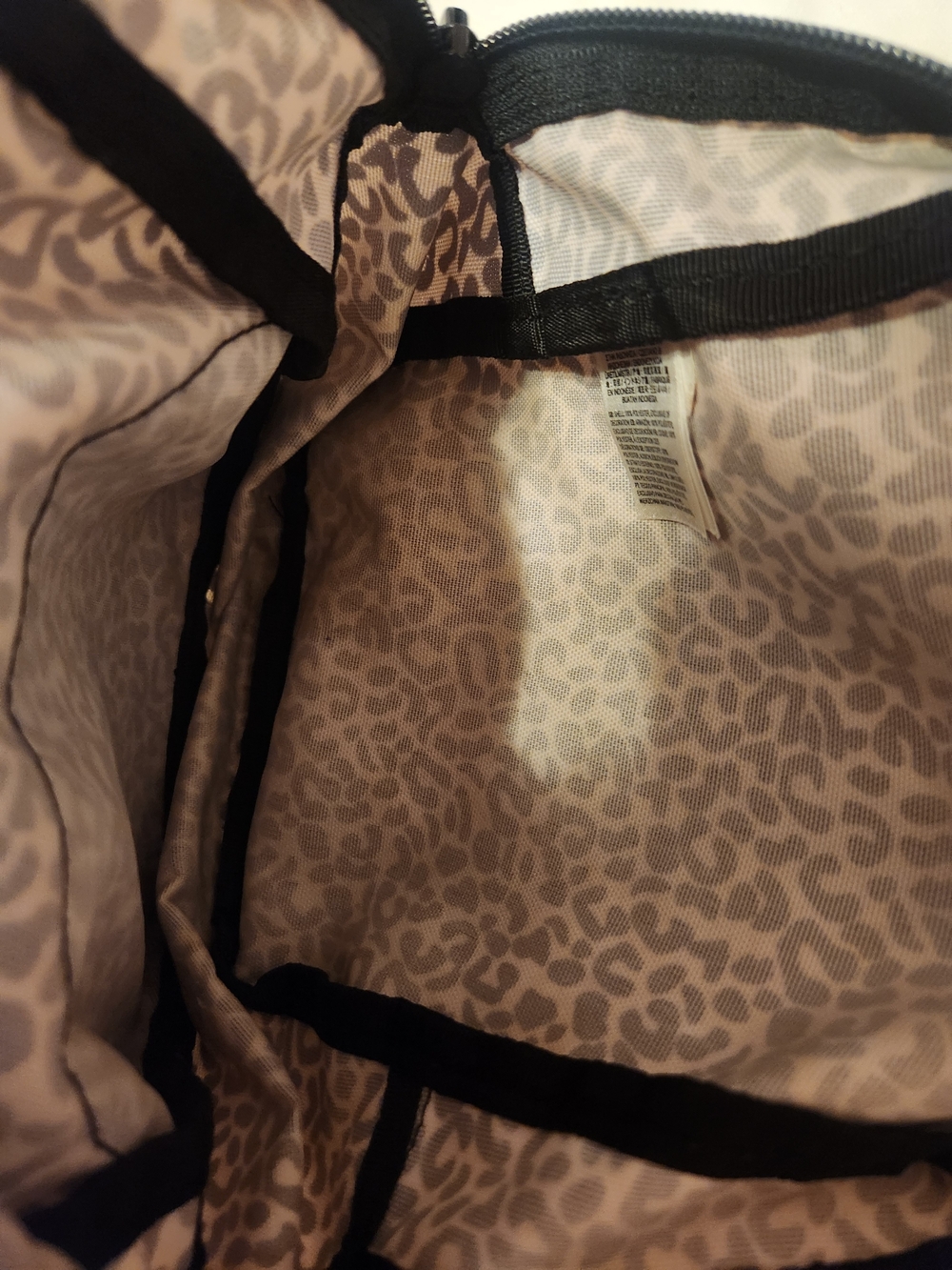 Vans Kids Leopard Print Mini Backpack - Black/Tan - Picture 6 of 7